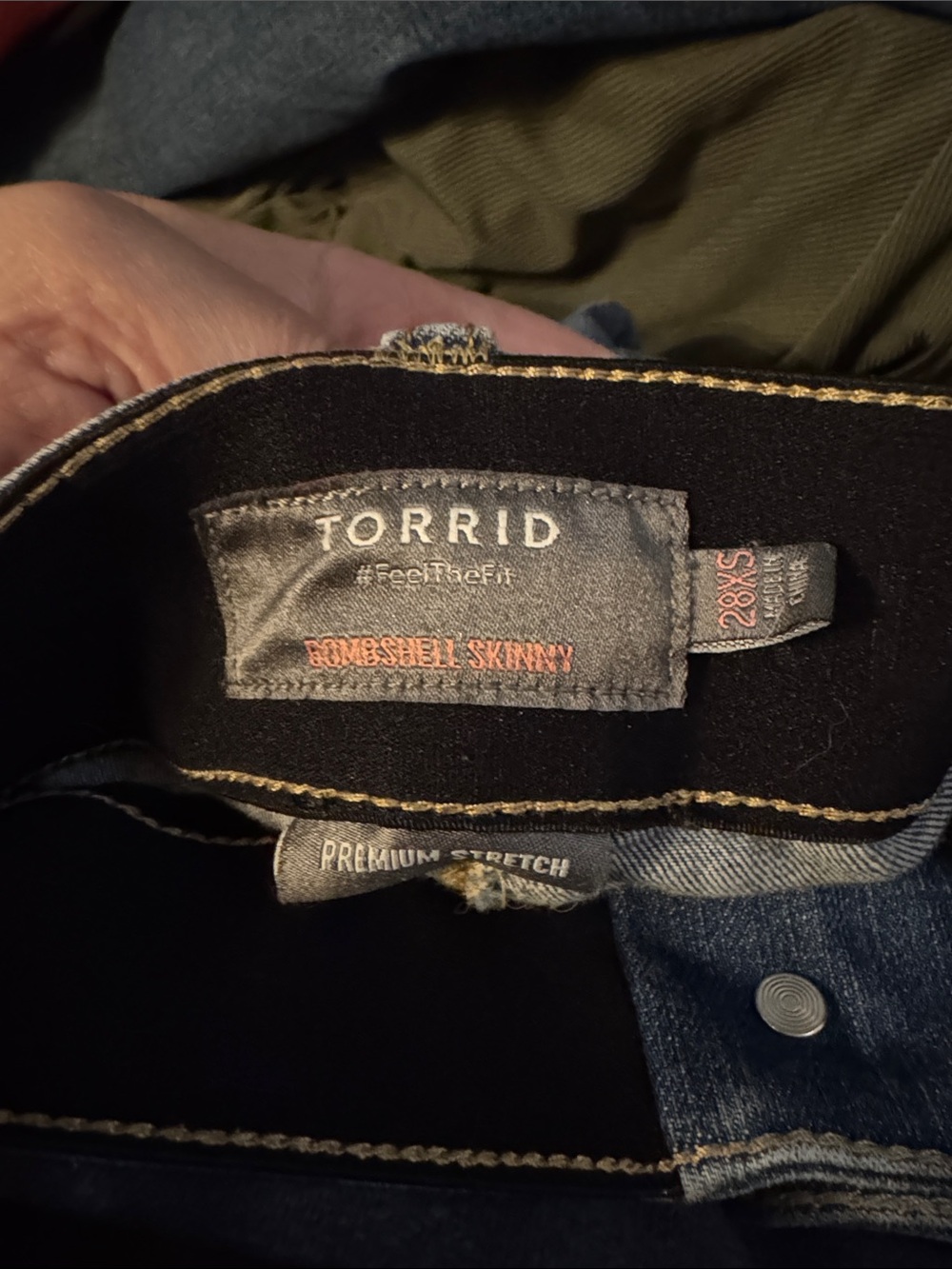 Torrid extra short size 28